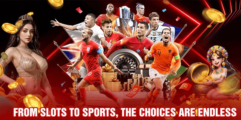 Whether it’s slots or sports, we’ve got it all