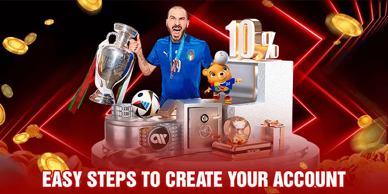 Easy steps to create your account